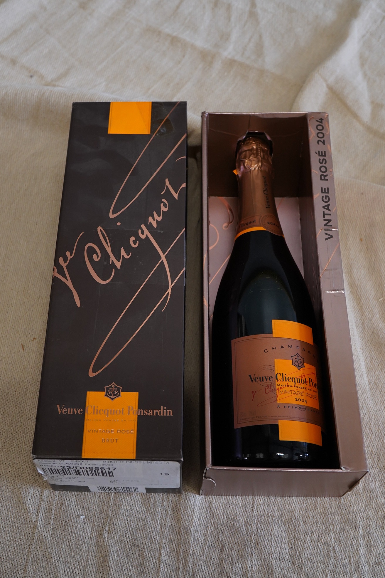 Champagne: Veuve Clicquot, Brut Vintage Rosé, 2004